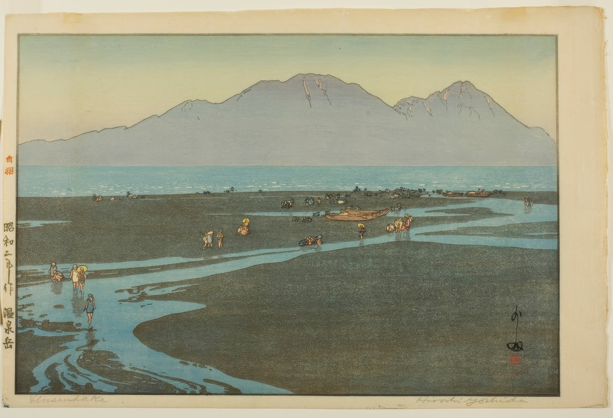 Mount Unzen af Yoshida Hiroshi