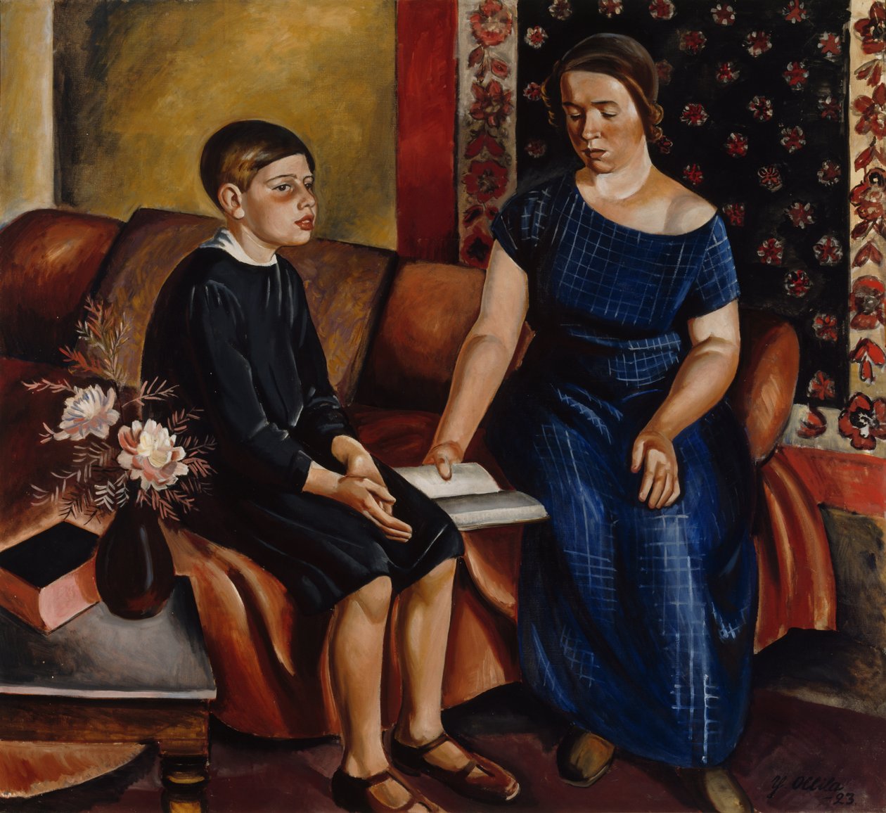 At høre hjemmearbejdet, 1923. af Yrjö Ollila
