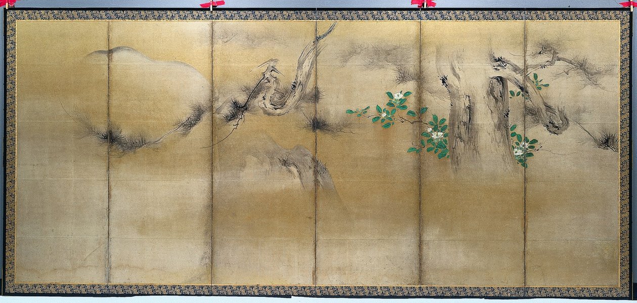 Vinter- og sommerblomster, ca. 1600. af Yusho Kaiho
