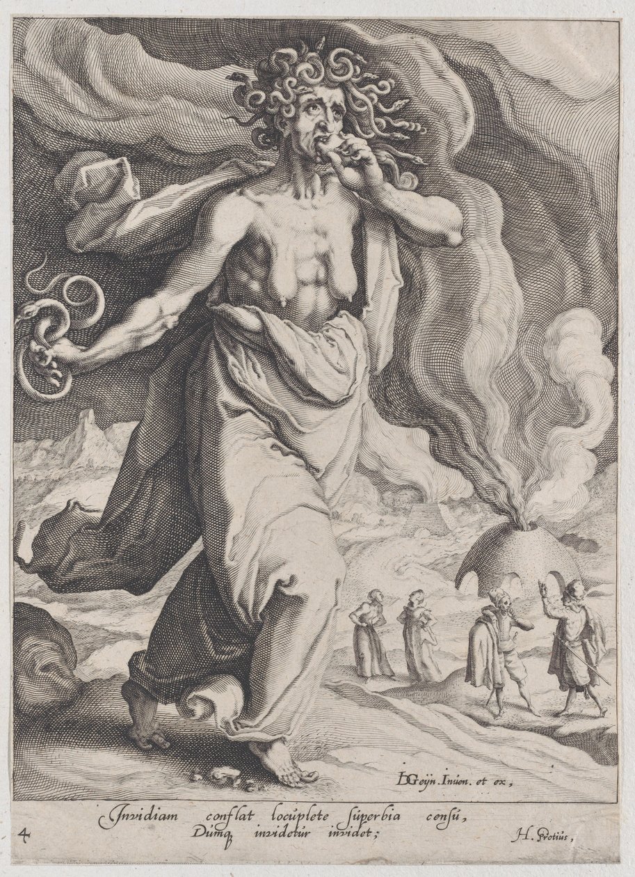 Misundelse, fra dyder og laster, 1596-97., 1596-97. af Zacharias Dolendo