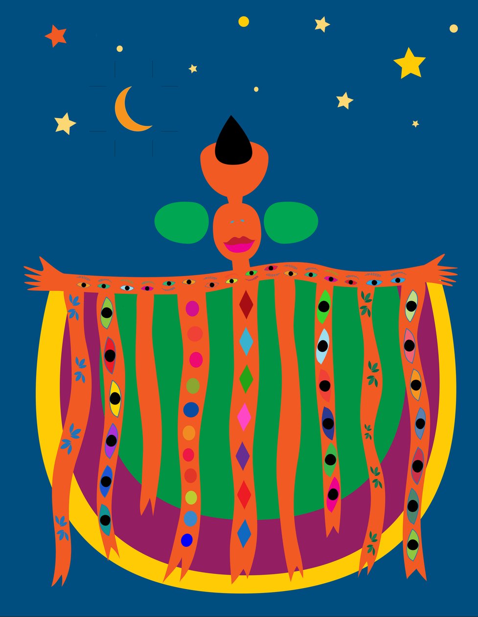 Night AFRICA, 2019 (digital) af Sabina Nedelcheva Williams
