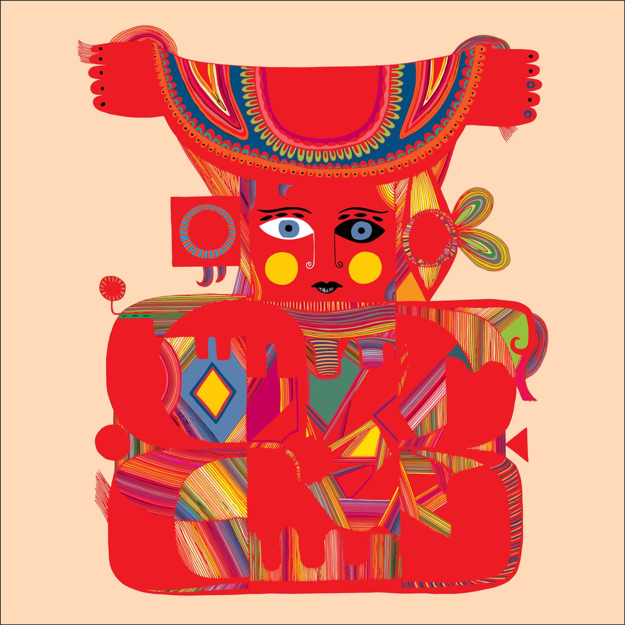 Russisk dukke, 2019 (digital) af Sabina Nedelcheva Williams