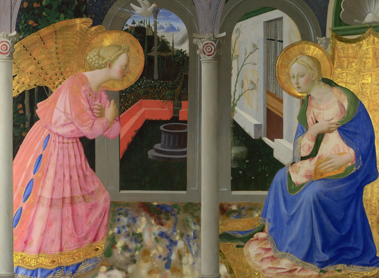 Bebudelsen, ca. 1440 af Zanobi Strozzi