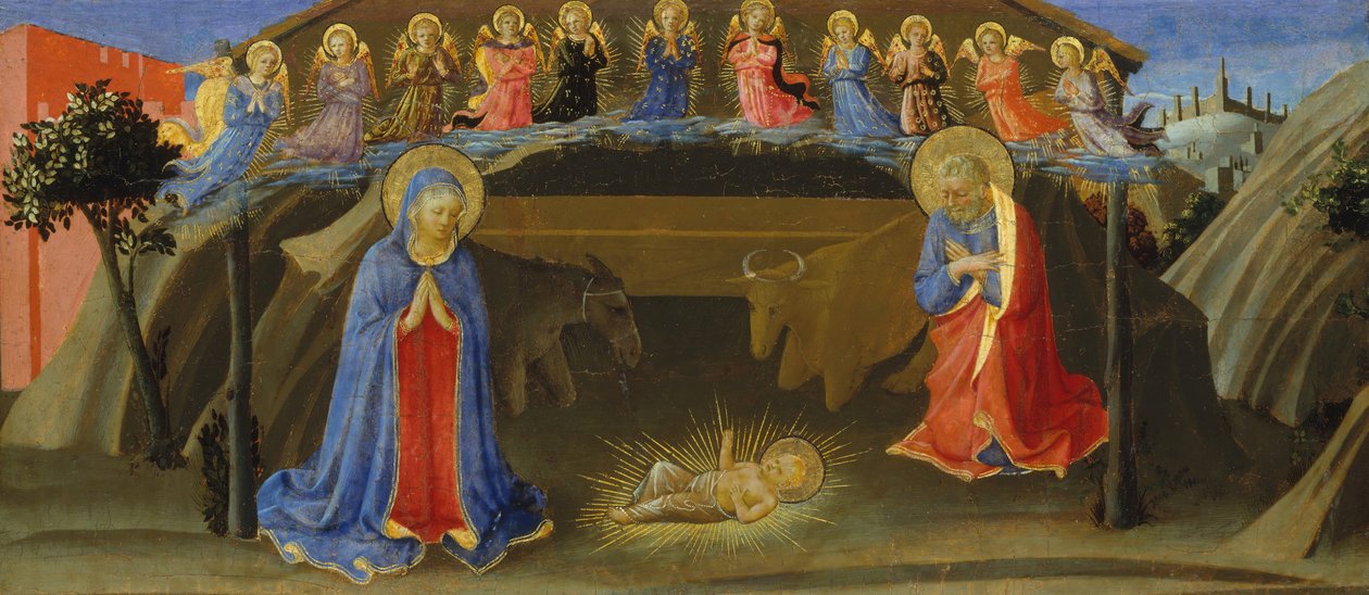 Fødselen, ca. 1433-34. af Zanobi di Benedetto Strozzi