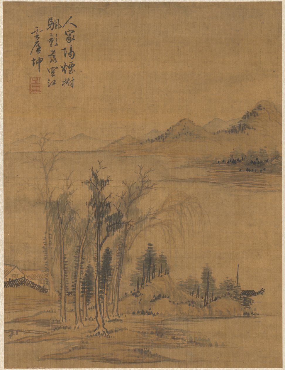 Landskab, 1775. af Zhai Dakun