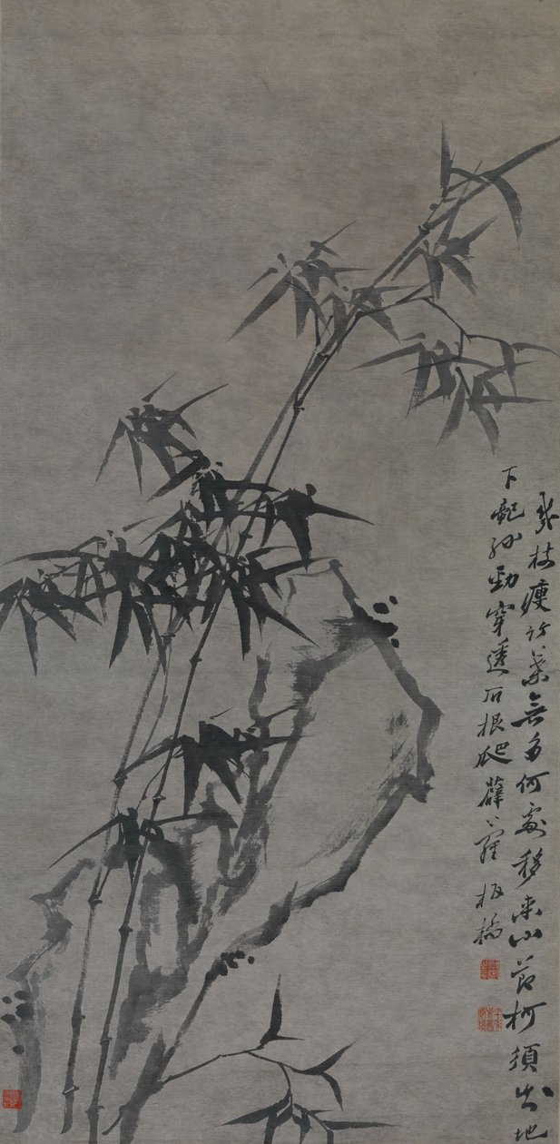 Bambus og sten af Zheng Xie