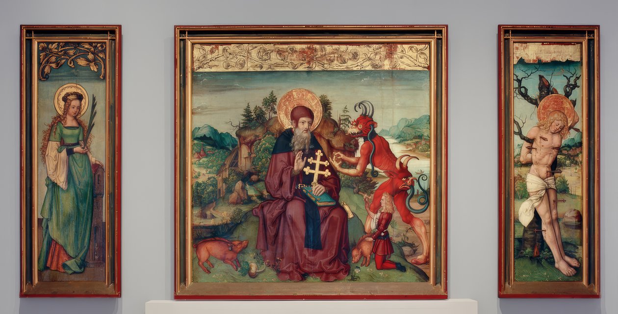 Antonius-Retabel af Zürcher Veilchenmeister