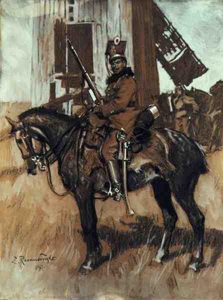 Kavaleriofficer af Zygmunt Rozwadowski