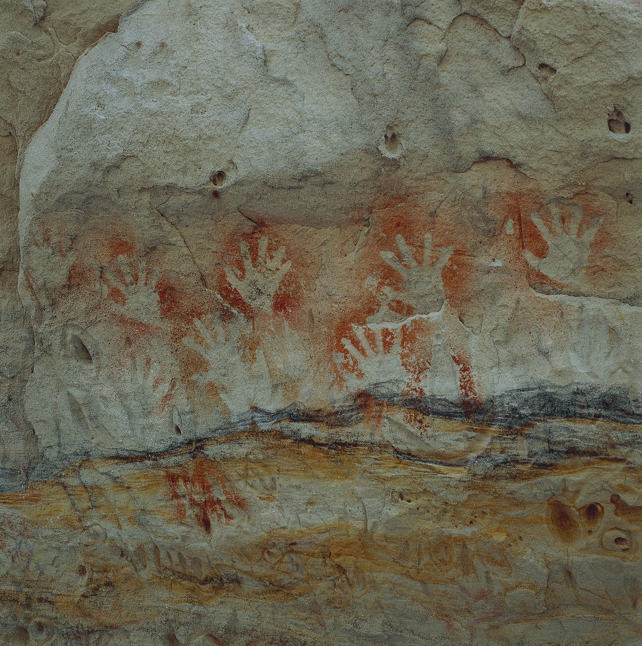 Aboriginal design (klippemaleri) af William Walcutt