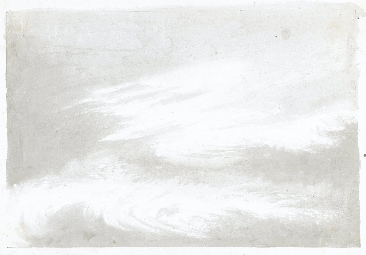 Skystudie af Luke Howard, c 1808-1811 af Frederick (attr. to) Barnard