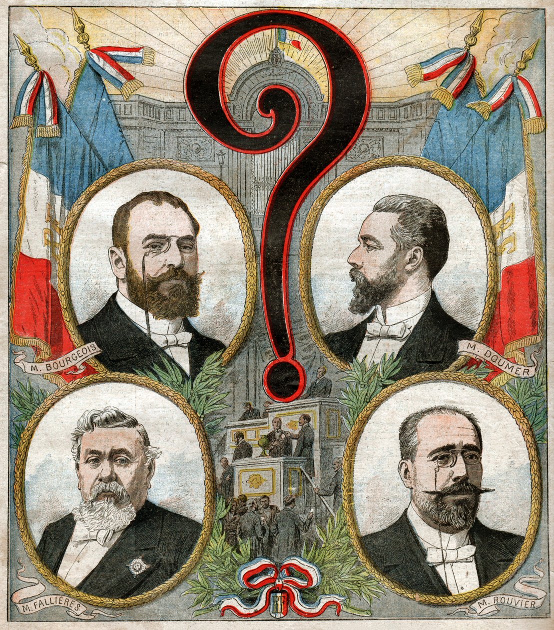 Election presidentielle de 1906. Præsidentvalget i 1906. af Ferdinand Georg Waldmuller