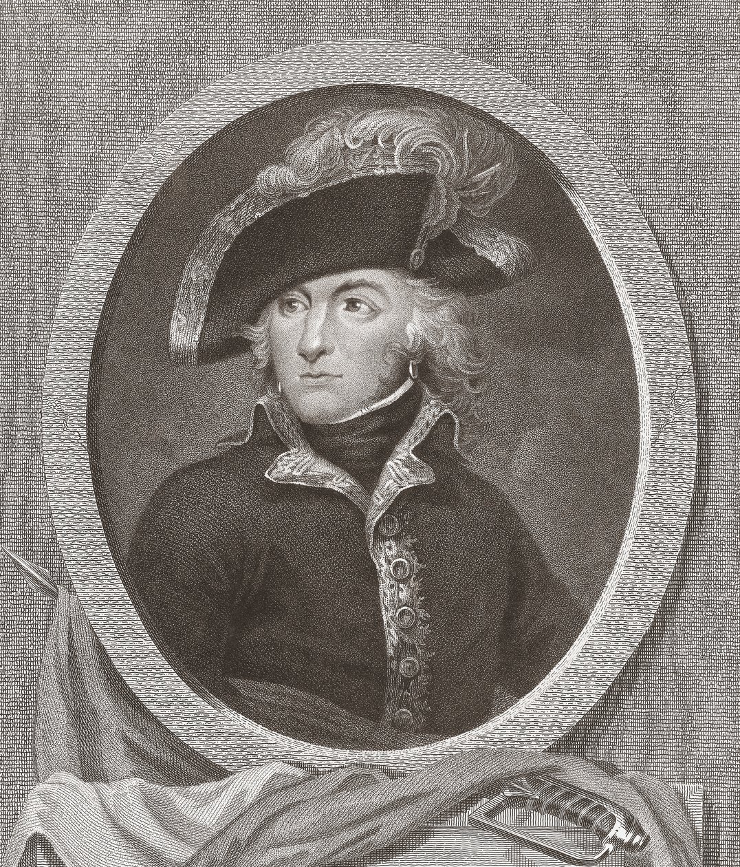 General Louis Lazare Hoche. Portræt. af . .