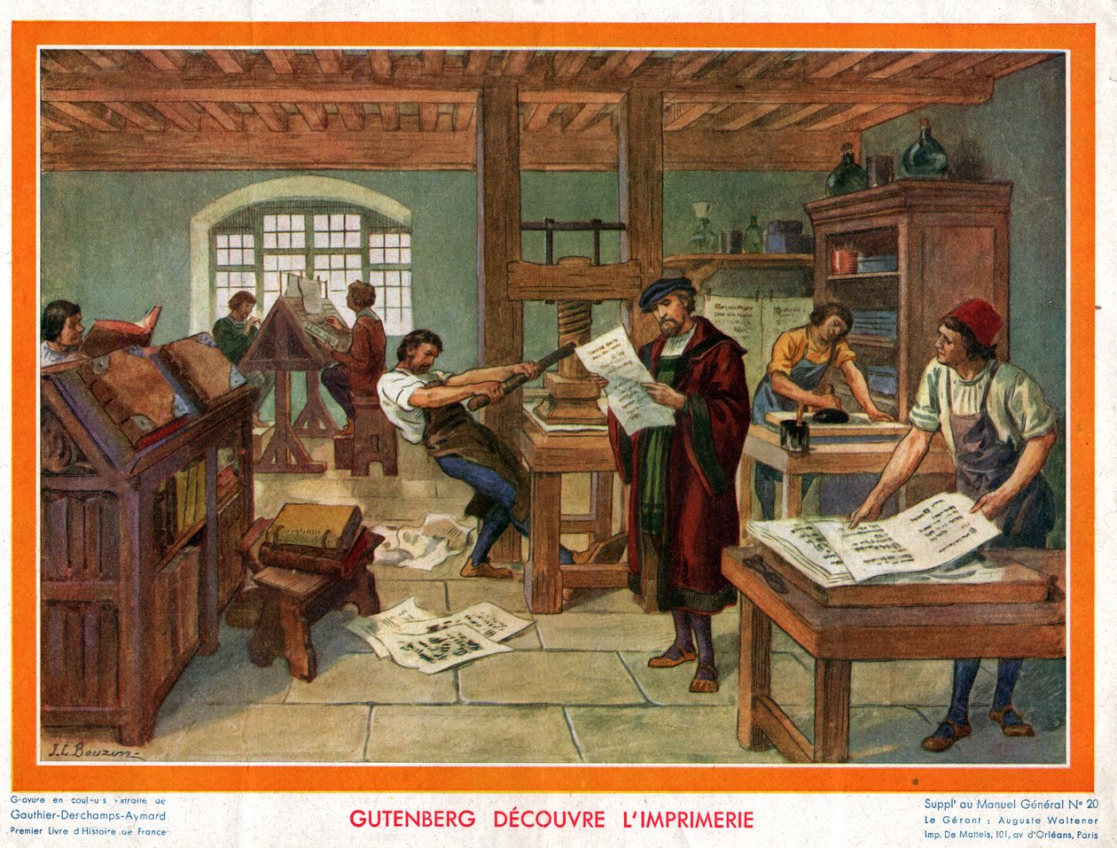 Johannes Gutenberg. af John Pardon