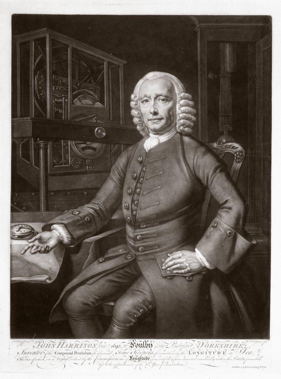 John Harrison, engelsk opfinder og urolog af Frederick (attr. to) Barnard