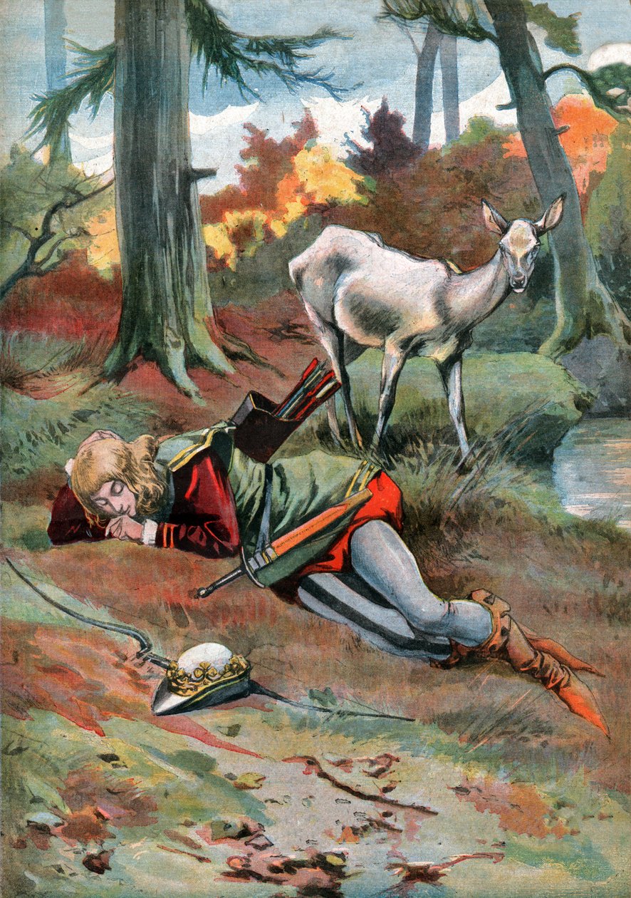 La Biche au Bois. omkring 1910 (gravering) af . .