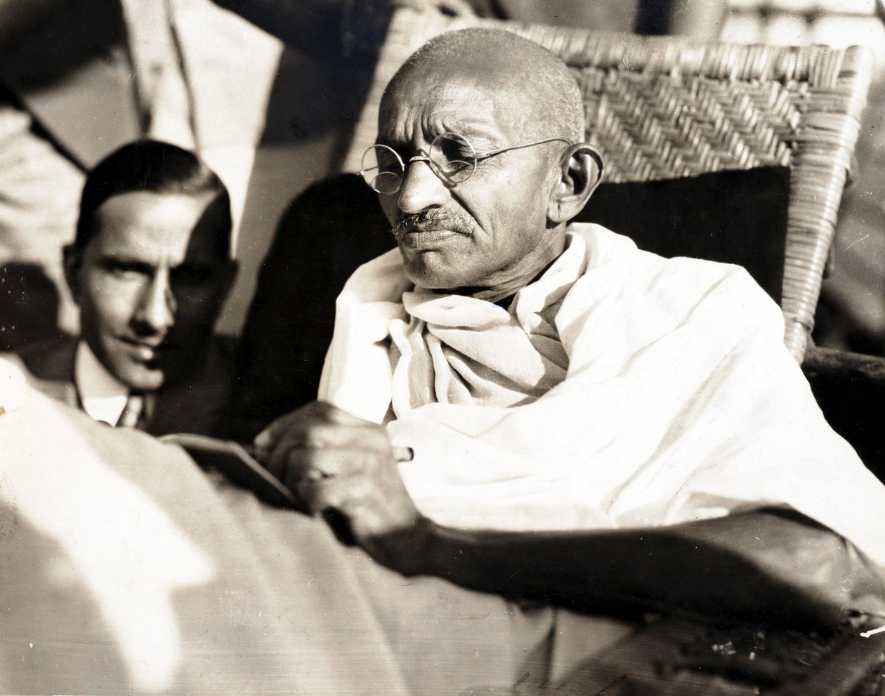 Mahatma Gandhi om bord på SS 