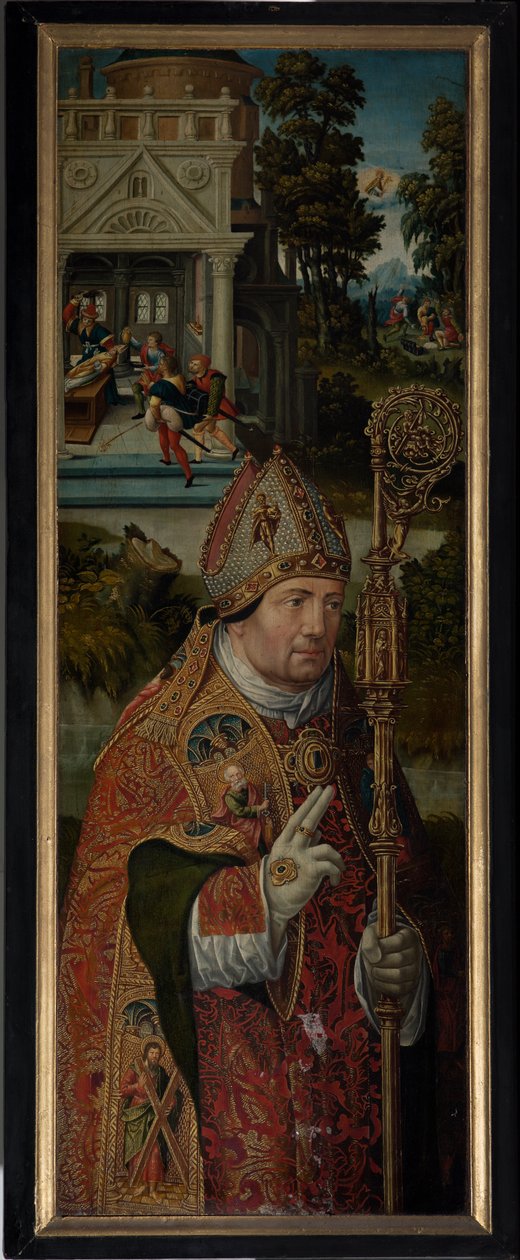 Sognekirke (Eglise Saint-Quentin). Triptich. af . .