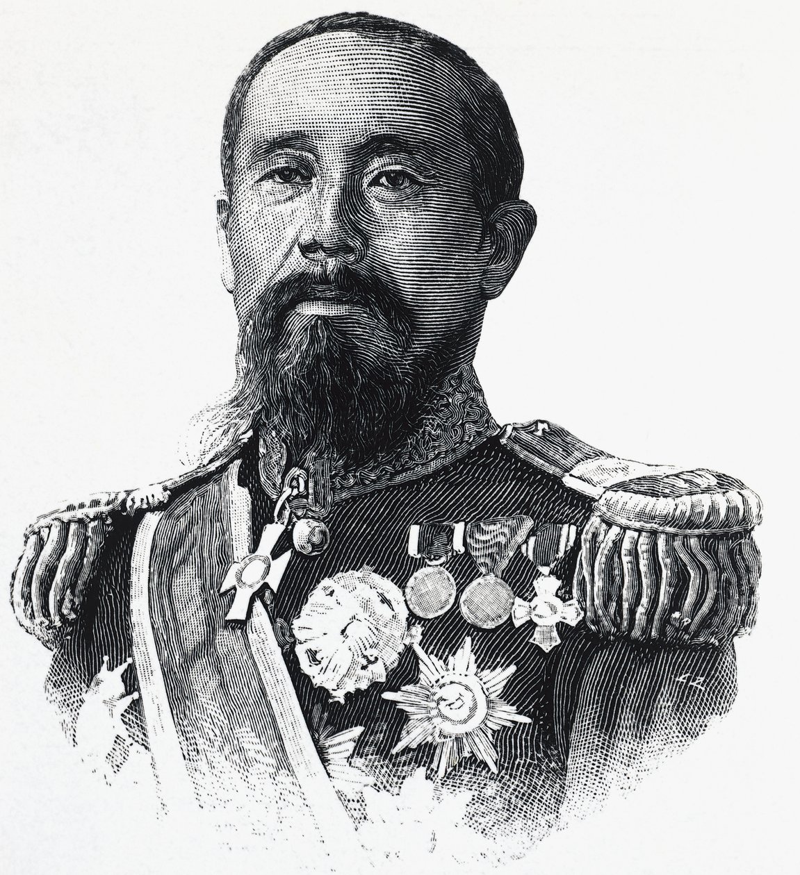 Portræt af Ito Hirobumi (1841-1909), japansk politiker af William Walcutt