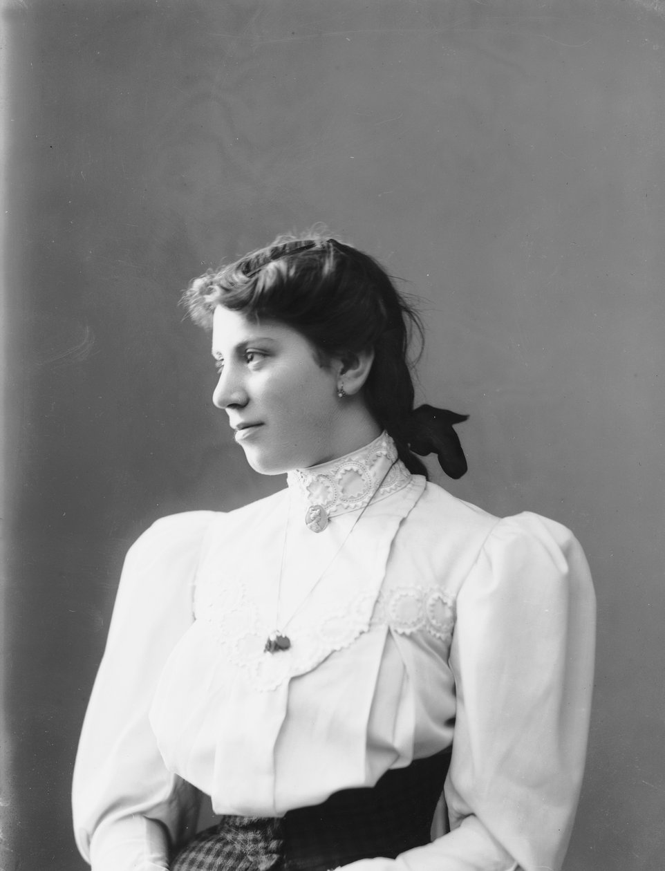 Portræt af Mrs. Bradley af Henry Charles Fehr