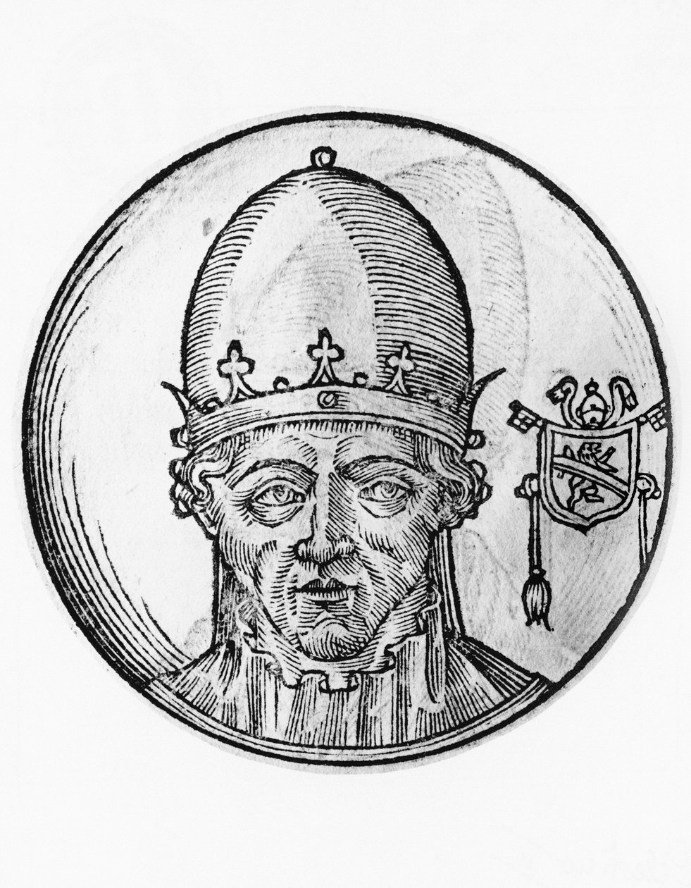 Portræt af Sankt Celestine V (Pietro Angelerio af William Walcutt