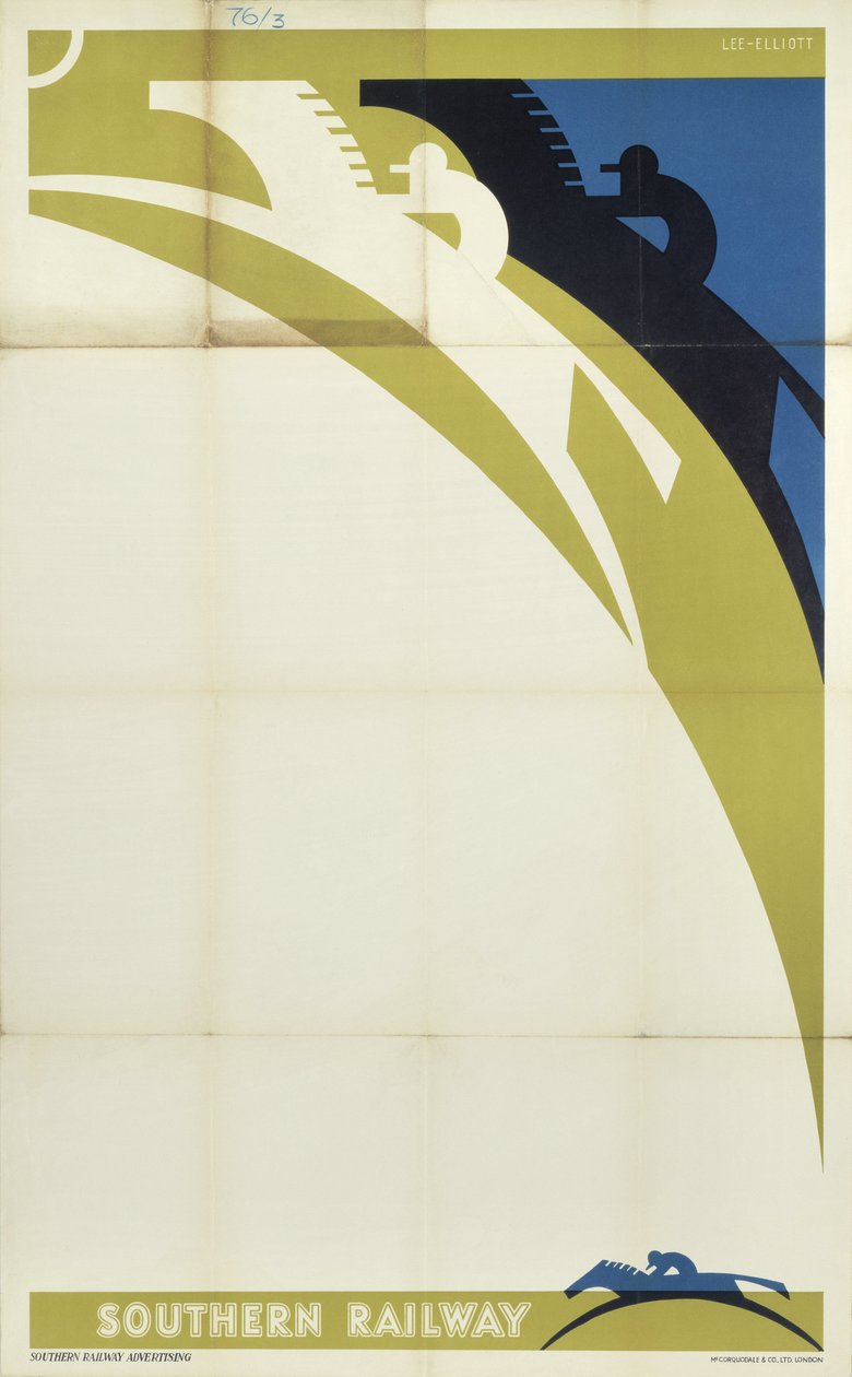 Southern Railway lagerplakat af Frederick (attr. to) Barnard