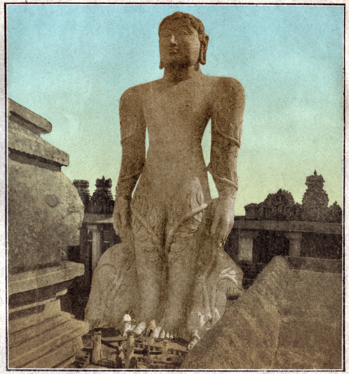 Statue af Bahubali af . .