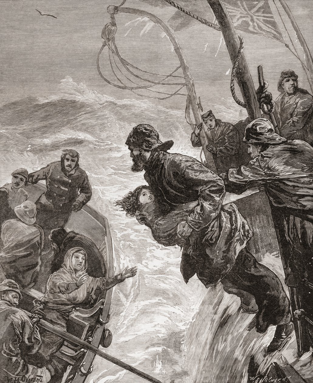 Tabet af dampskibets klan Macduff af . .