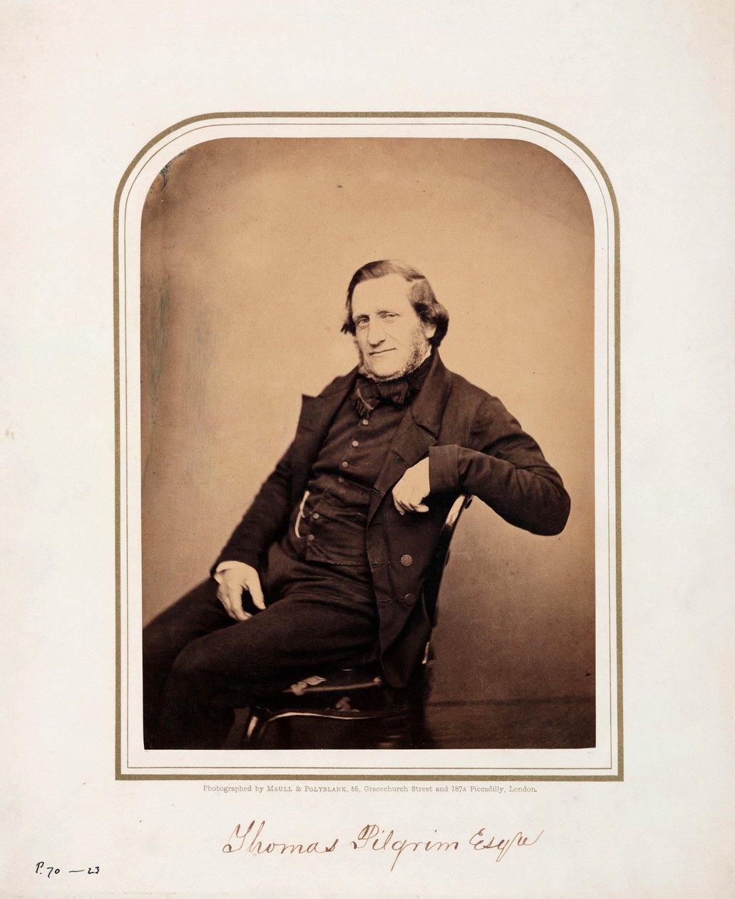 Thomas Pilgrim, c 1854-1866 af Frederick (attr. to) Barnard