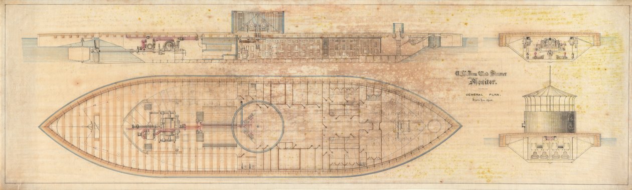 U.S. Iron Clad Steamer Monitor af . .