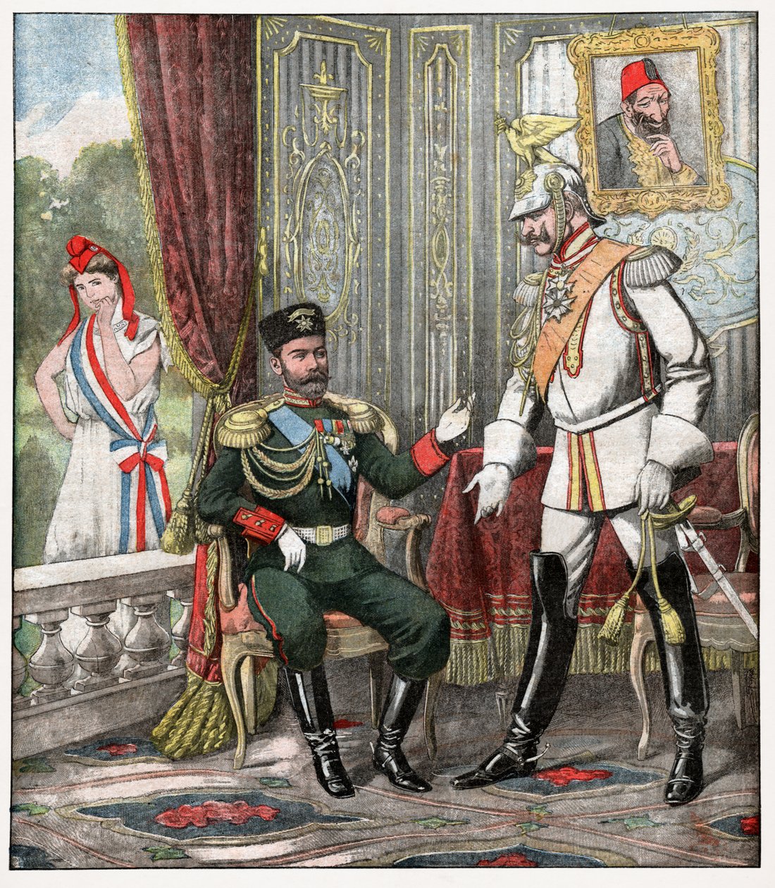 Wilhelm II og Nicholas II af . .