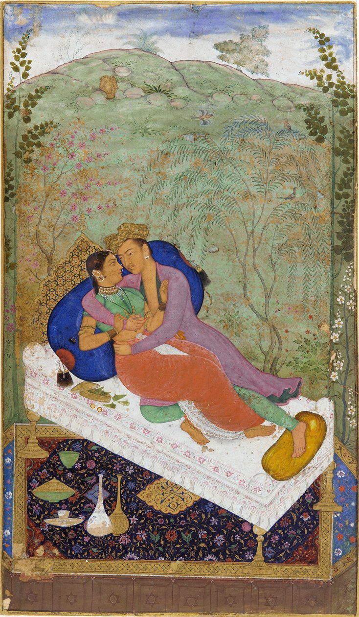 Elskere, c1597. af   Manohar