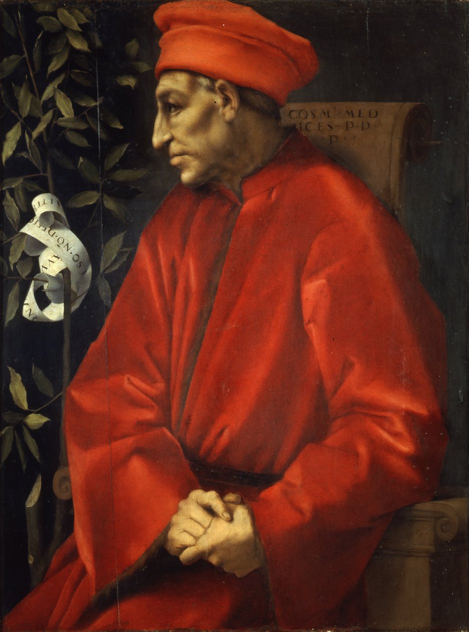 Portræt af Cosimo den ældre af Pontormo