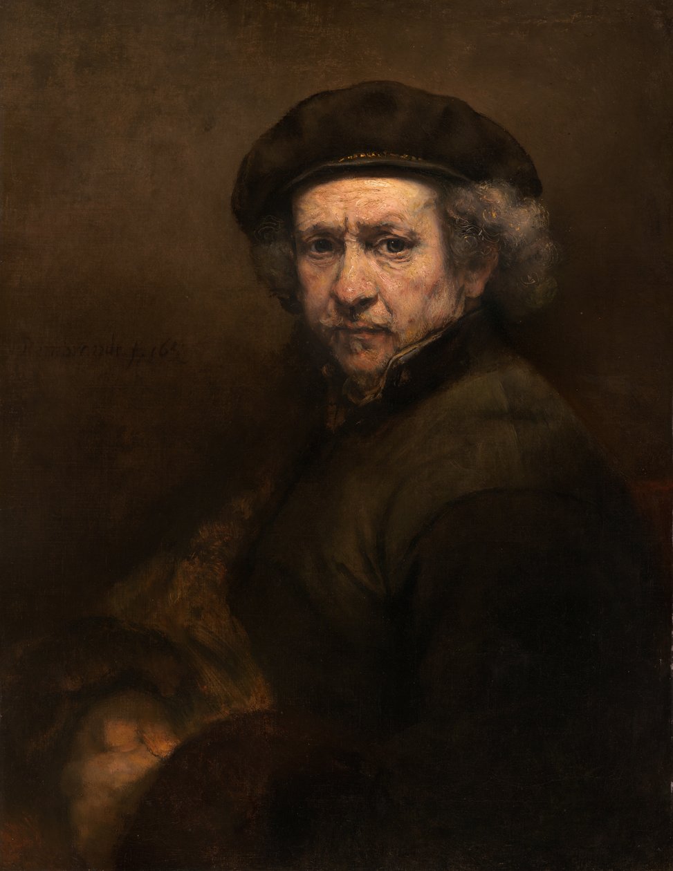 Selvportræt af Rembrandt