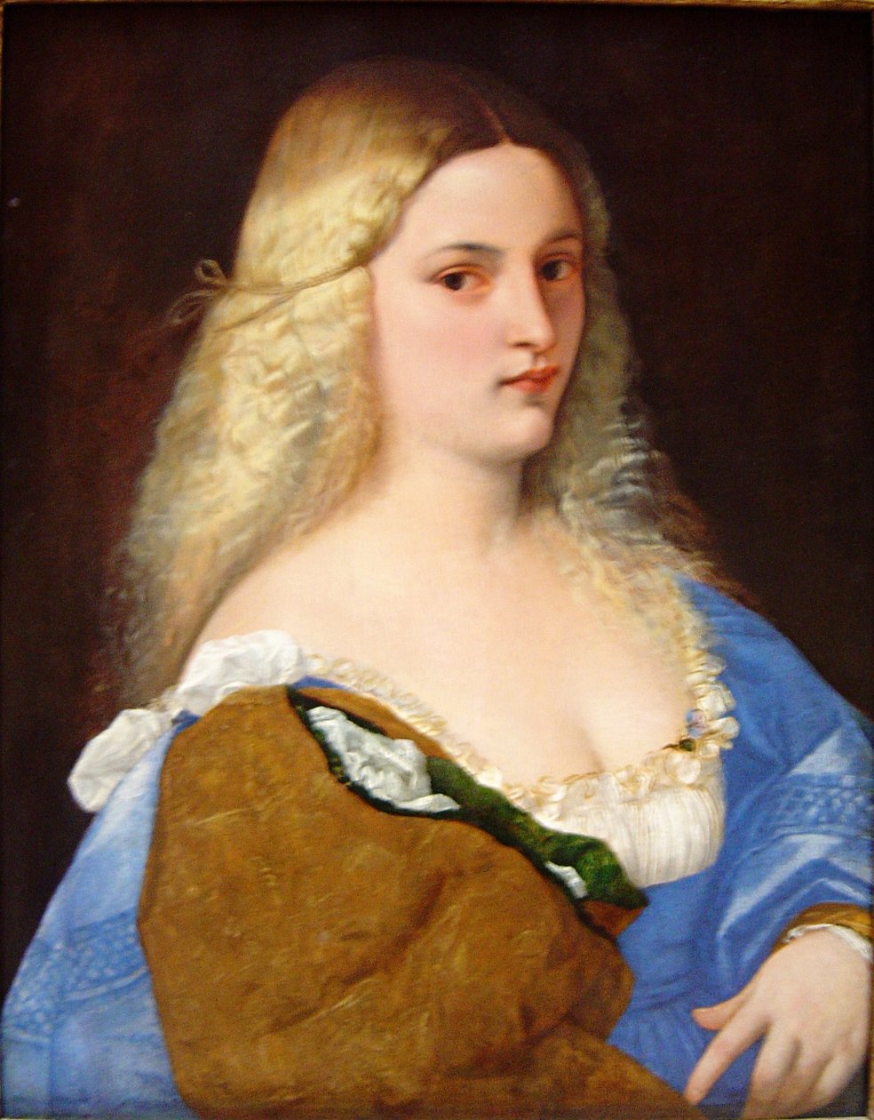Violante (Den smukke kat) af Titian