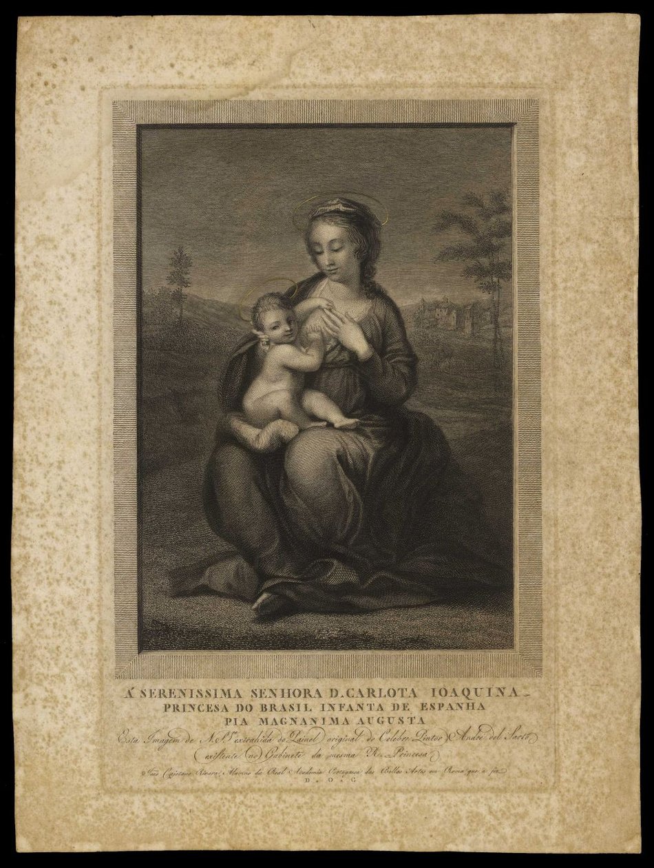 Madonna og barn af Andrea del (after) Sarto