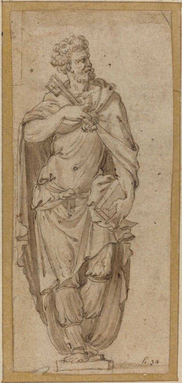 Sankt Peter af after Francesco Salviati