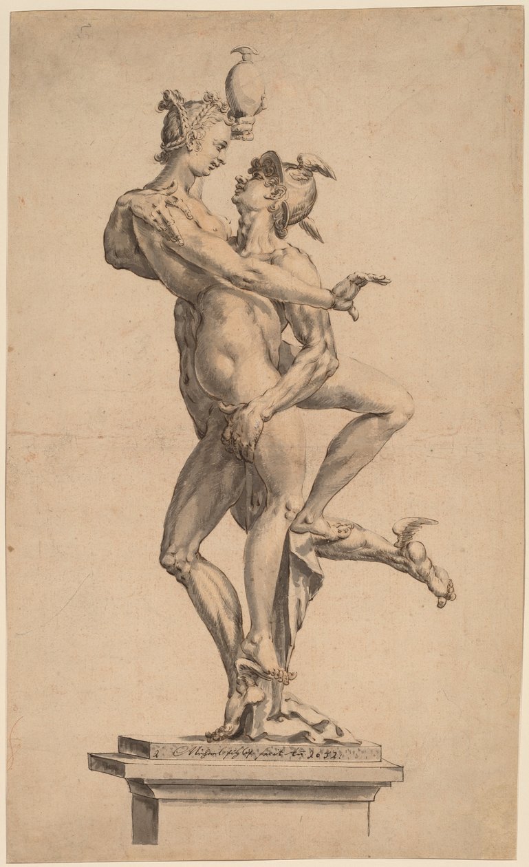 Merkur bortfører psyke af after Jan Muller Michael Philip I