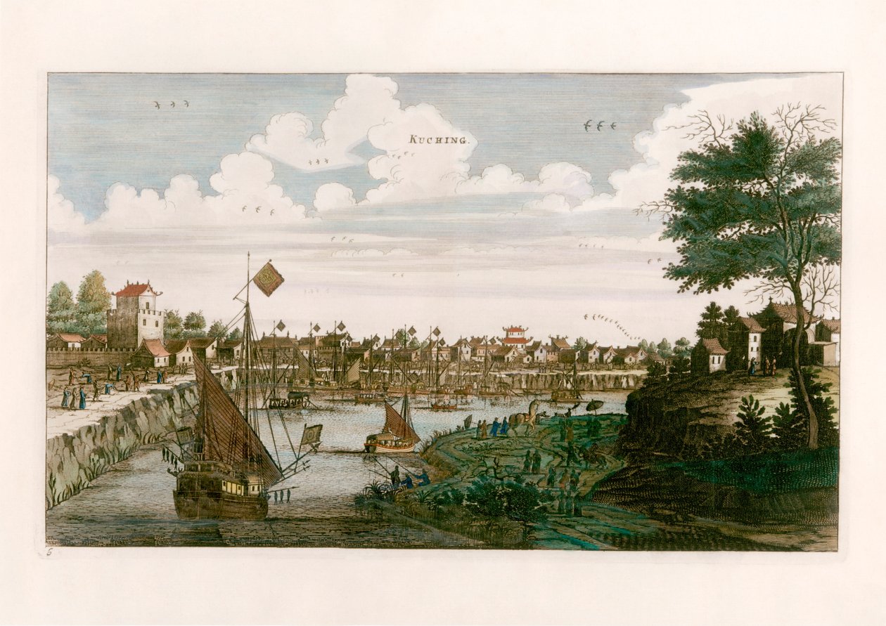 Kuching af after Johannes Nieuhof