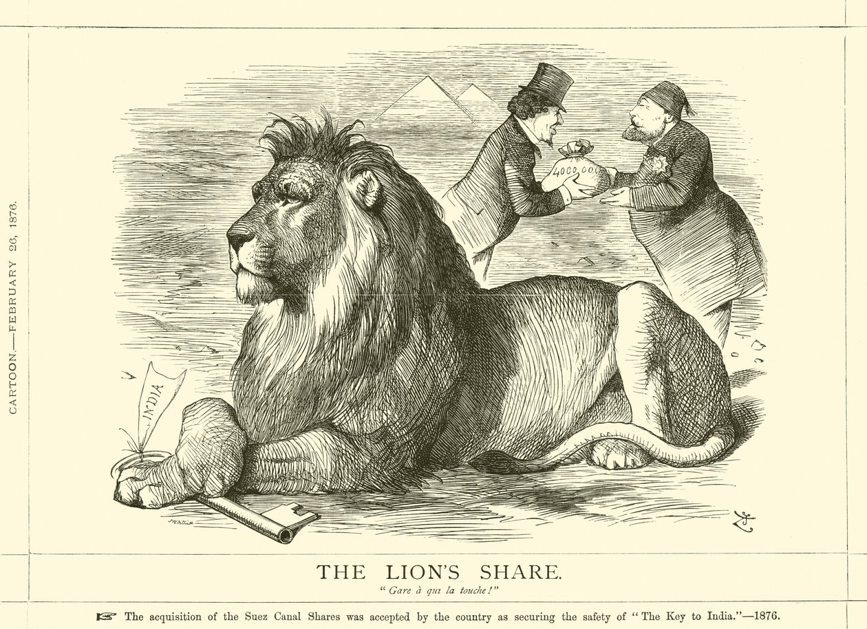 Lions deler af after John Tenniel