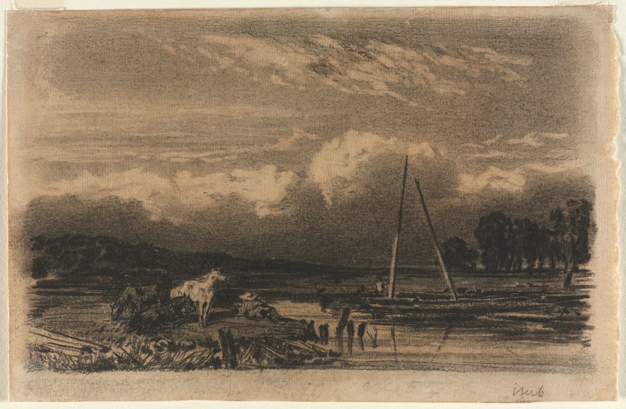 Engelsk Udsigt, efter Jules Dupré af after Jules Dupré