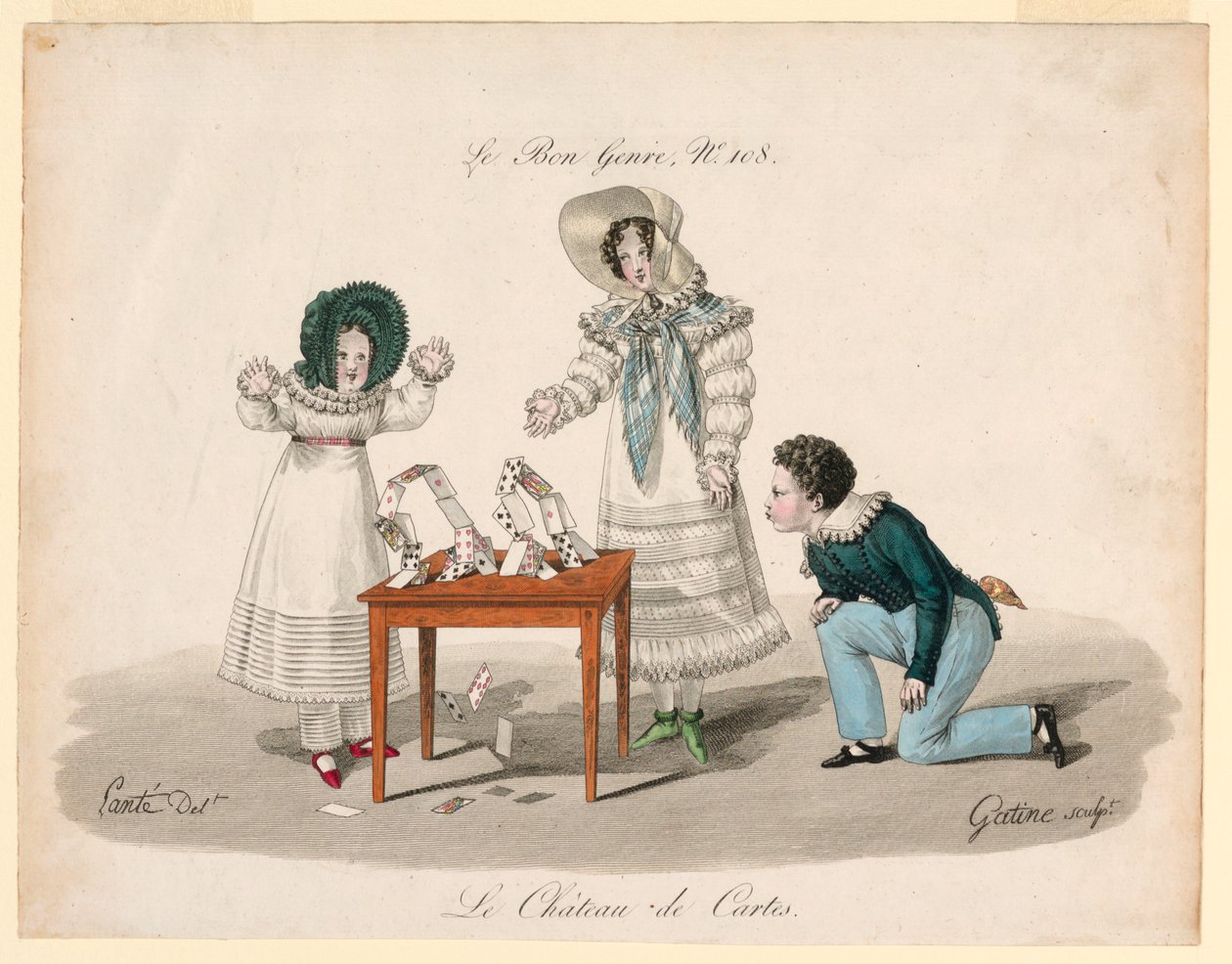 Korthuset af after Louis Marie Lanté