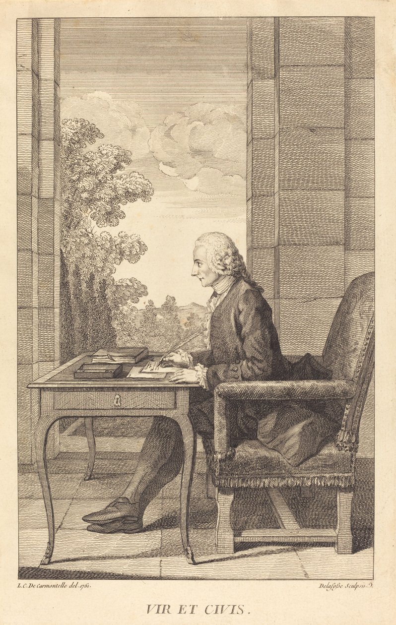 M. Lambert af after Louis de Carrogis Jean Baptiste Delafosse called Carmontelle