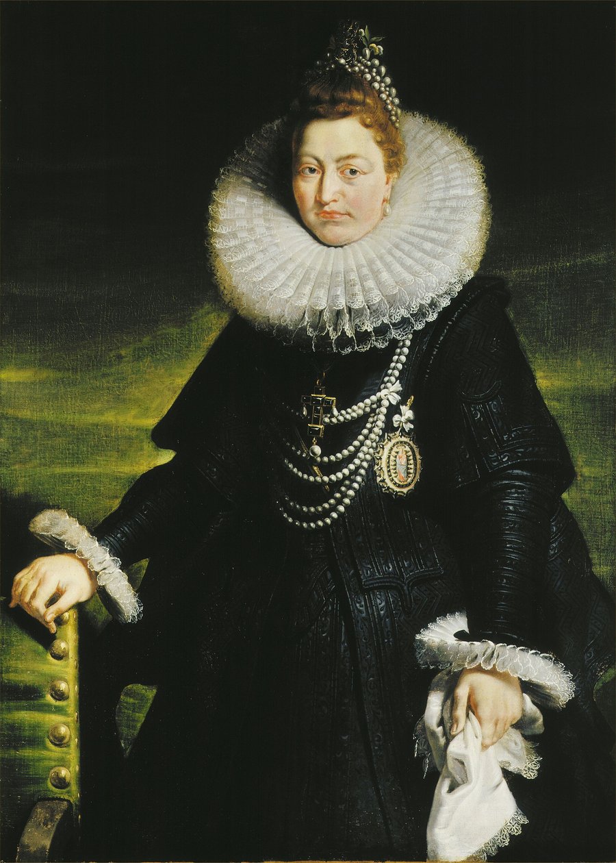Portræt af ærkehertuginde Isabella af after Peter Paul Rubens