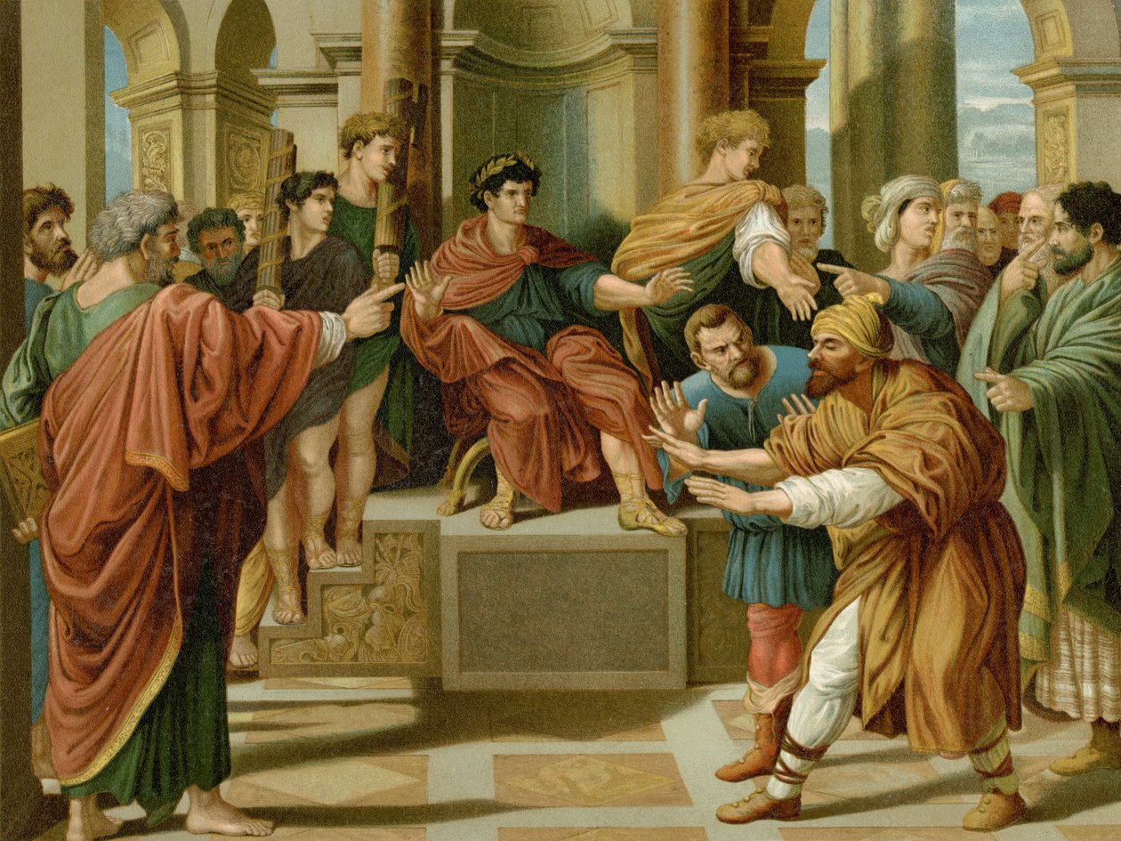 Elymas bliver blind af after Raphael