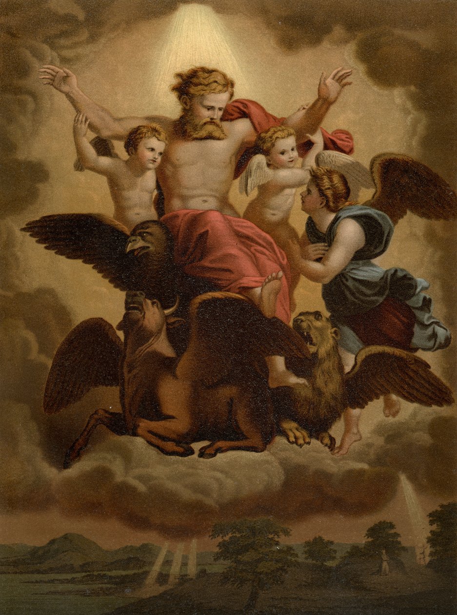 Ezekiels vision af after Raphael