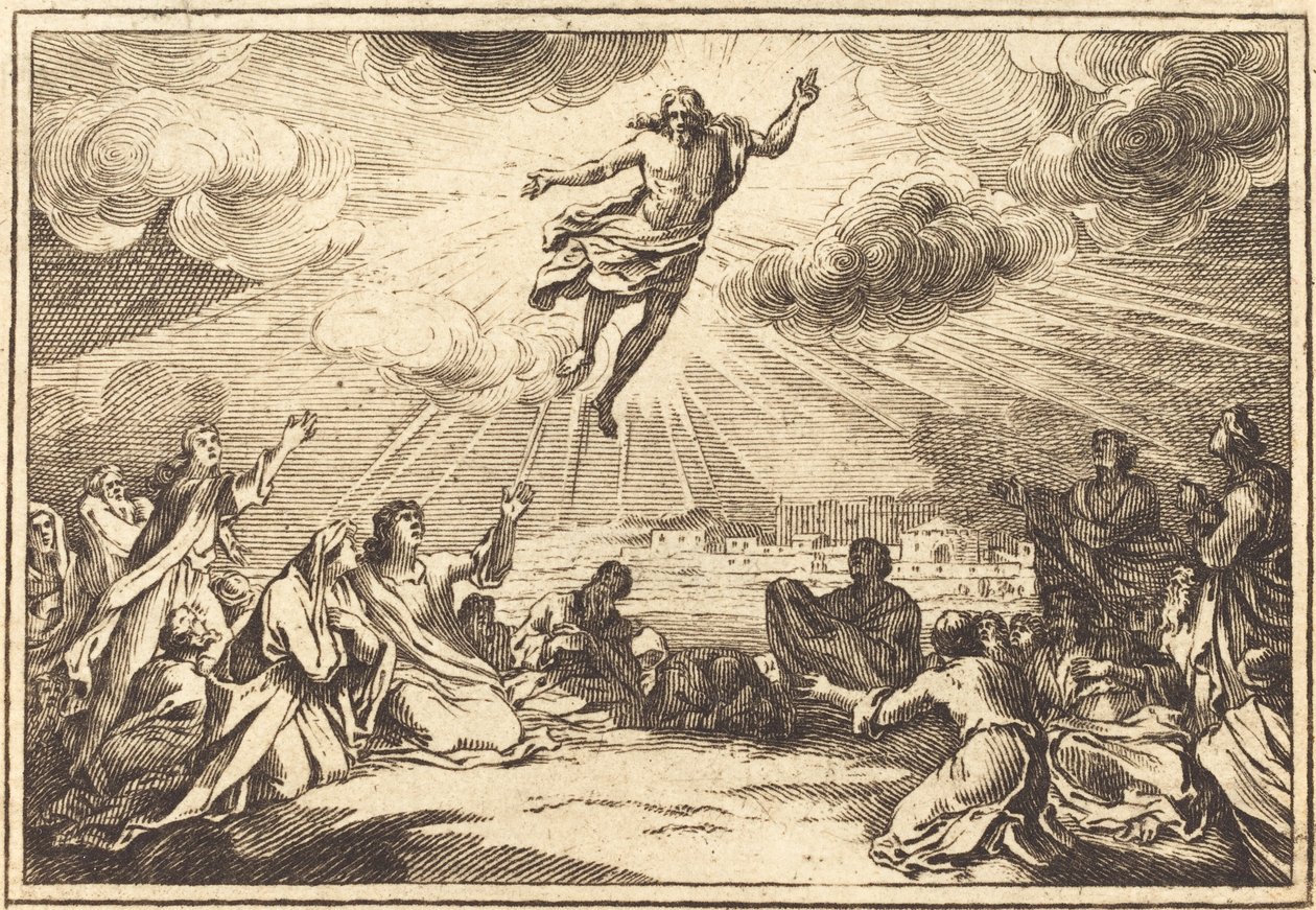 Himmelfarten af after Sébastien Le Clerc I