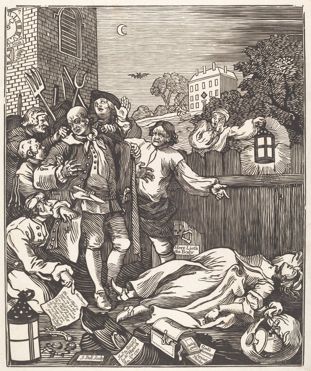 Grusomhed i perfektion af after William Hogarth John Bell