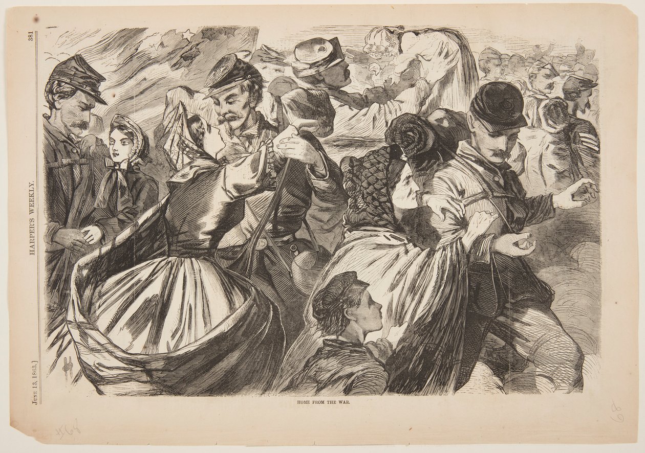 Hjem fra krigen af after Winslow Homer