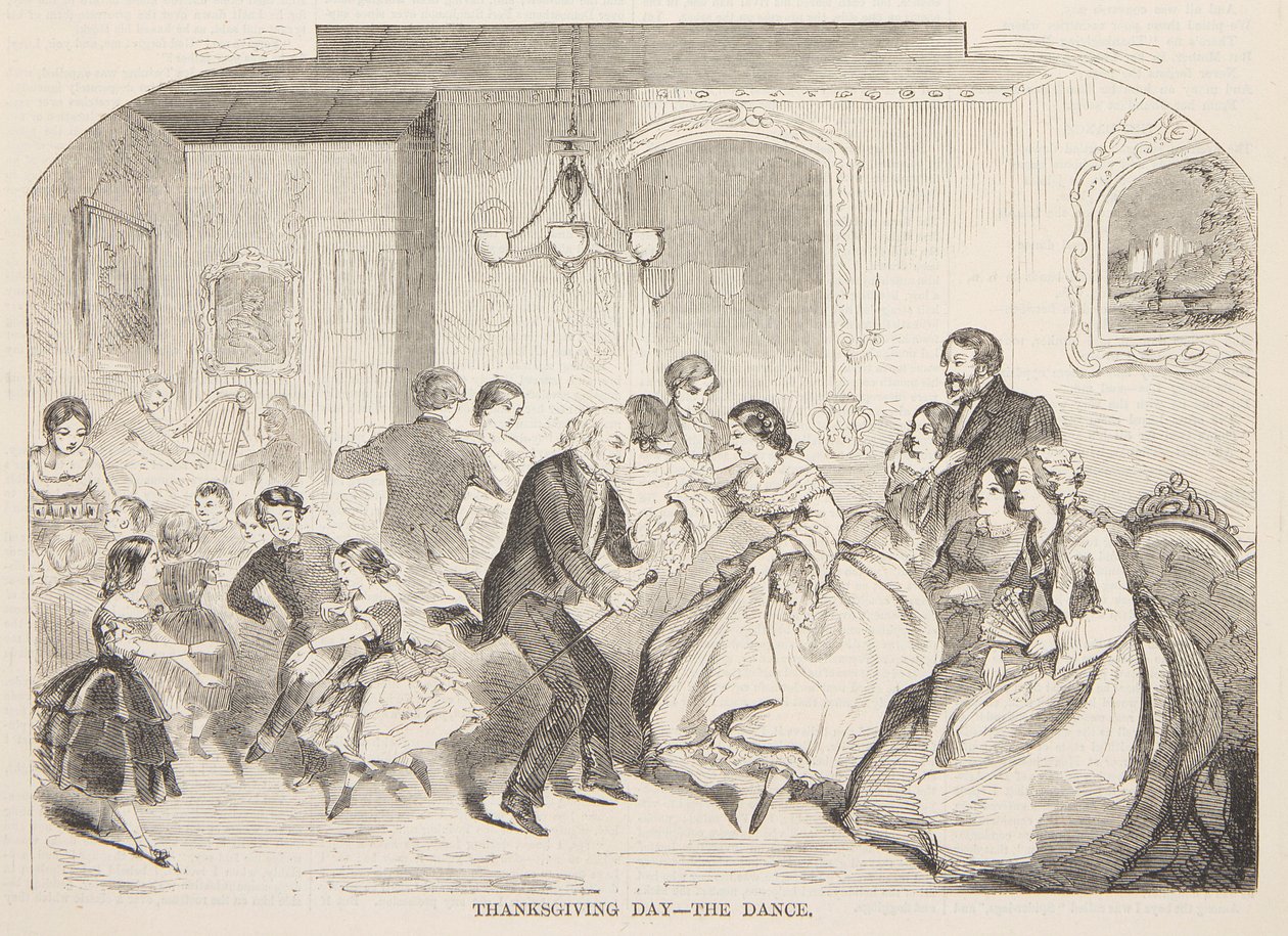Thanksgiving Day – Dansen af after Winslow Homer