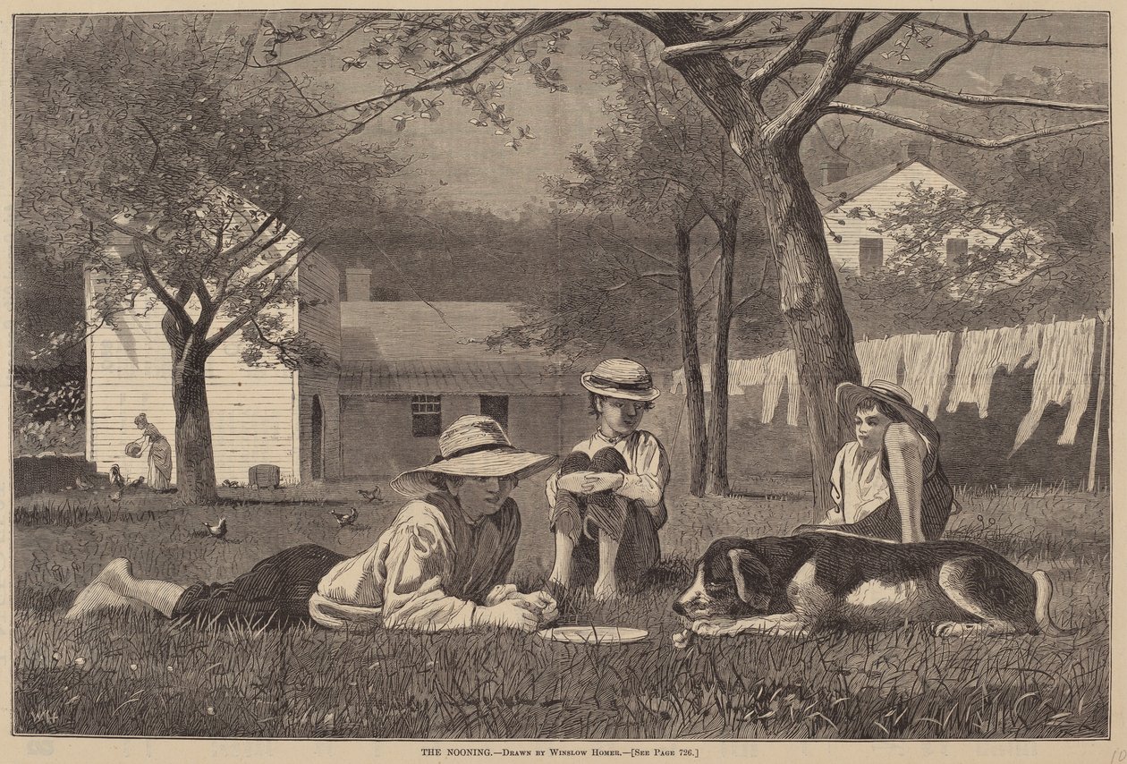 Middagen af after Winslow Homer